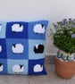 Sheep Cushion Knitting Pattern in Patchwork.  Digital Pattern - Image 4