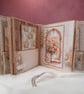 Vintage Handmade Scrapbook Album Holds 28 Photos. Floral & Lace Design - Image 6