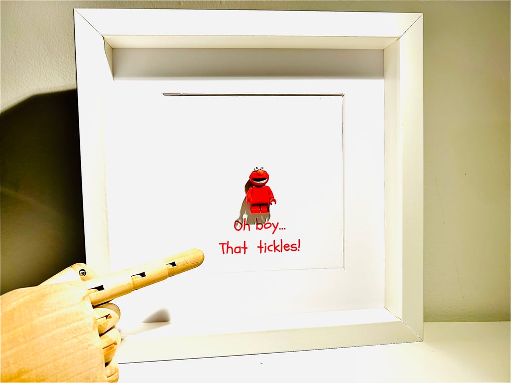 ELMO - Framed minifigure - Sesame Street - Cute