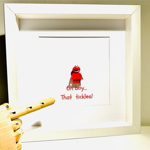 ELMO - Framed minifigure - Sesame Street - Cute