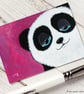 Cute Panda Bear - Original ACEO Painting - Image 1