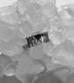 Gift for him - Hammered Sterling Silver 'DAD' ring - Image 3