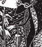 Foxy Shopping for Gloves.  Original Handmade Print  - Image 2