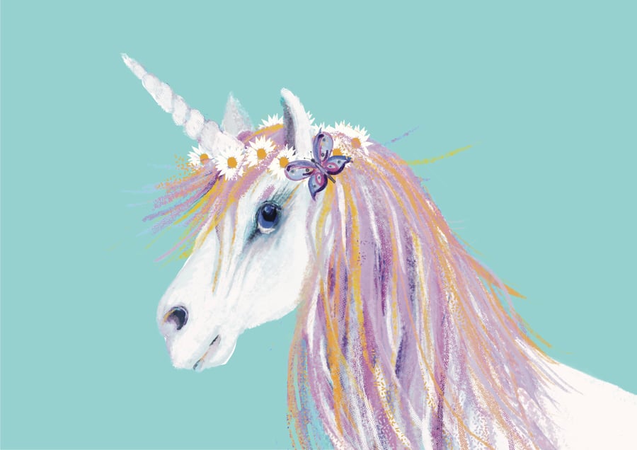 Unicorn Art Print Children’s room decor