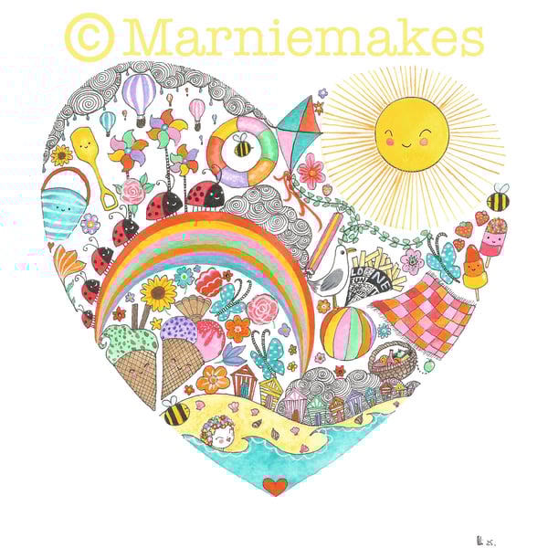 Forever Summer - A5 Giclee Print (PRE ORDER)