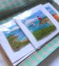 Set of 3 needle felted Coastal greetings card collection
