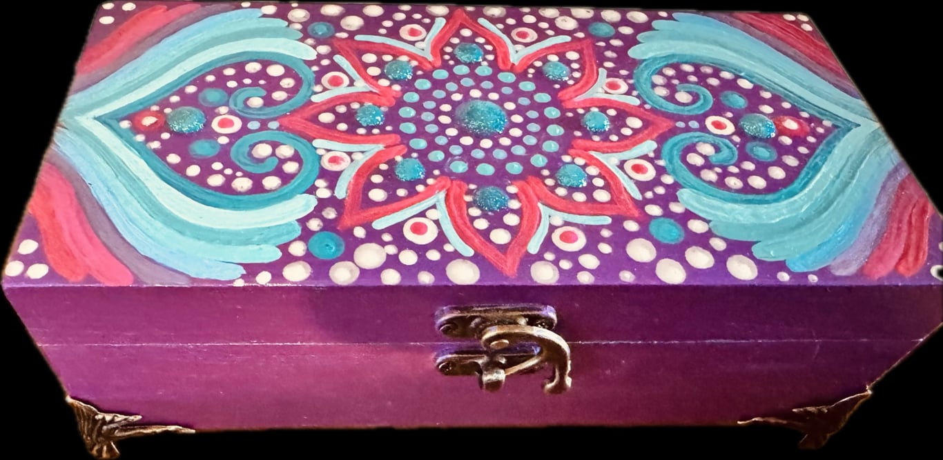 Hand painted Box 