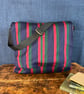 Messenger Bag Recycled Striped Suit  - Image 6