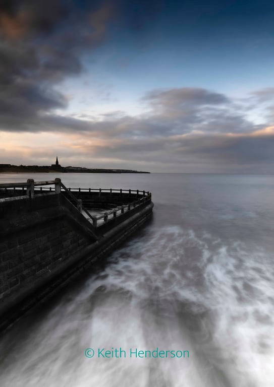 Tynemouth Lido at Dusk print