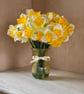Daffodil forever bouquet in vase