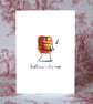 Hallou-it's-me Cheese Halloumi Adele Birthday Card - Image 2