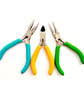 3 Piece Jewellery Plier Kit, Flat Nose, Round Nose and Side Cutter - Image 4