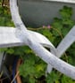 Reverse Scroll Birdbath Stand - Add your own bowl - Birdbath Frame for Glass Art - Image 2