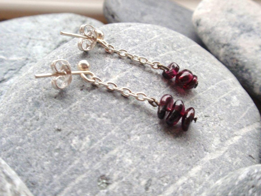 Garnet Earrings