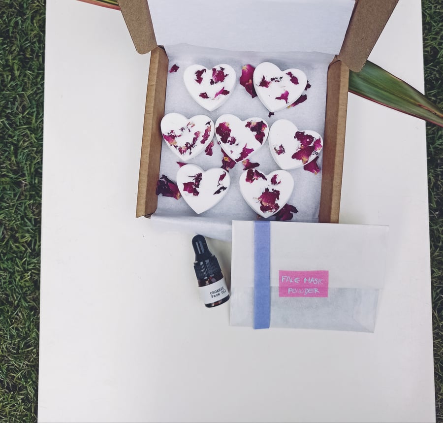 Mini Spa Pamper Kit Box, Birthday Box, Thinking of you, Secret Santa  