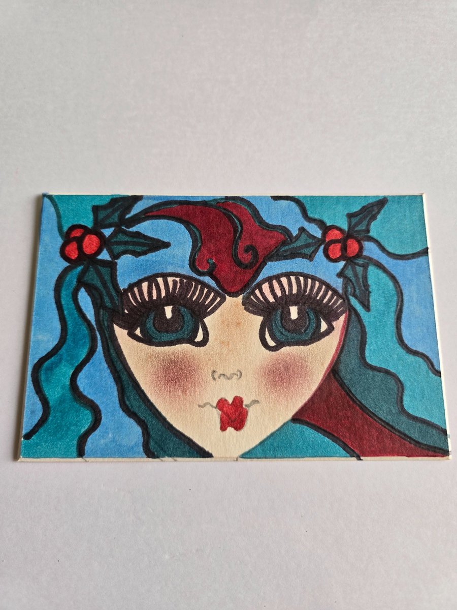 Christmas Fairy Drawing 
