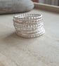Silver stacking ring, Skinny ring, Minimalist jewellery - Image 3