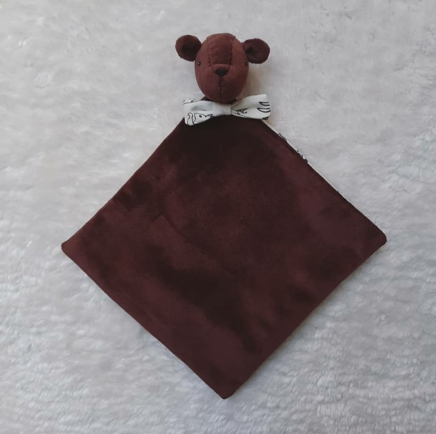 Brown Bear Security Blanket, Comfort Blanket