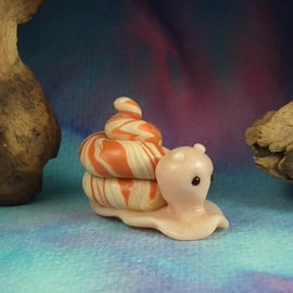 Tiny Village Snail 'Prue' OOAK Sculpt by Ann Galvin Gnome Village