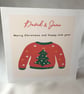Personalised Christmas cards, name on Christmas, personal Christmas cards, - Image 2