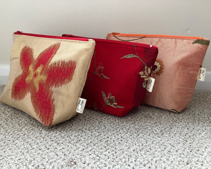 Luxury Makeup Bags, Handmade in the UK