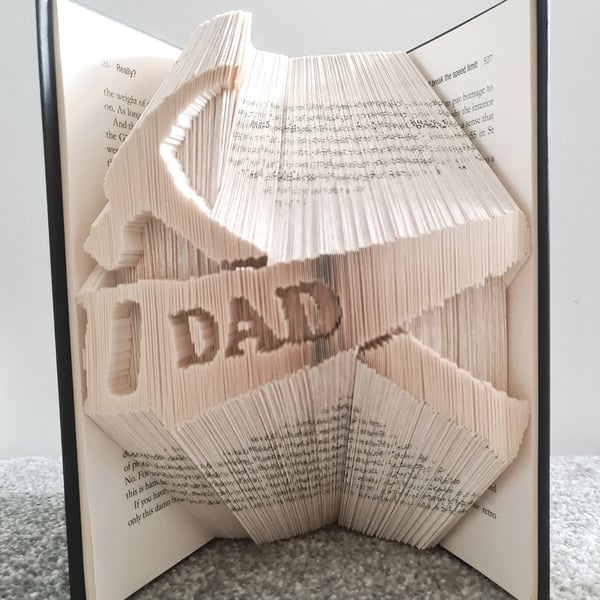 DAD Saw and Hammer COMBI Book Folding Pattern - EMAILED PDF PATTERN