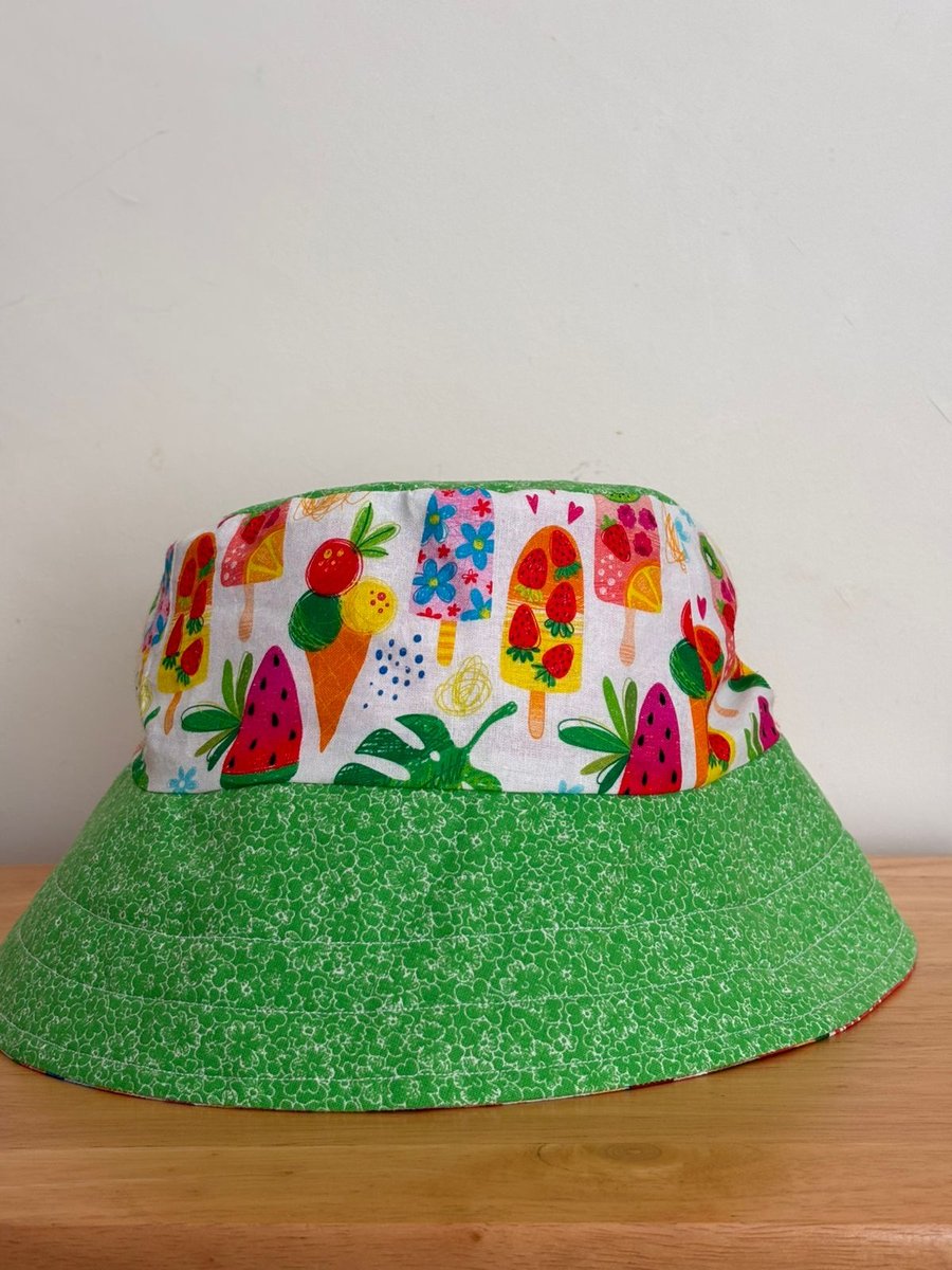 Patchwork bucket hat