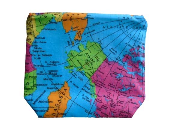 Maps Pencil Case or Make Up Bag.