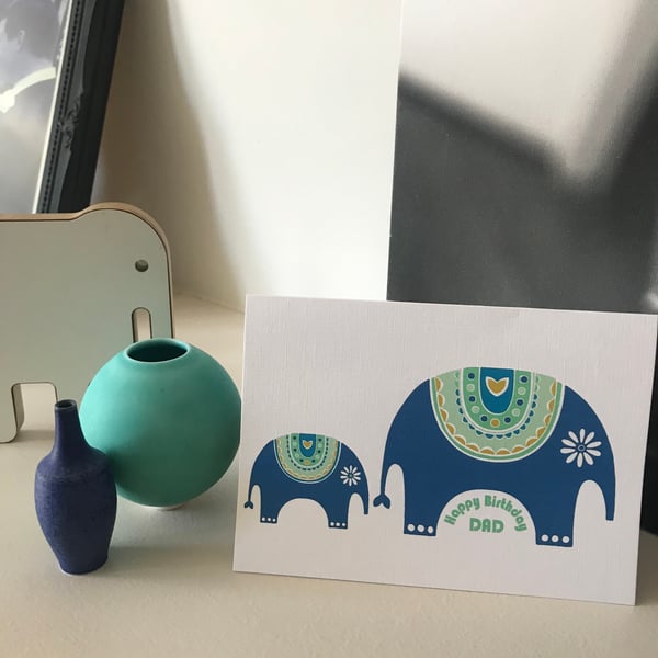 'Little Elephants' card