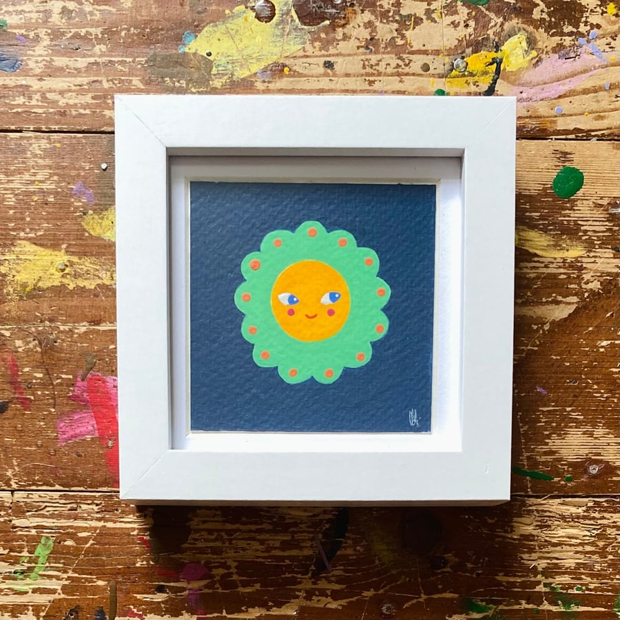 Meadow - Framed Original Illustration