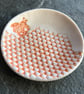 Porcelain bowl, dipping honeycomb and bee orange white The Porcelain Menagerie - Image 4