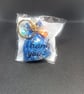 Handmade resin ketchain Pouch Charm Blueresin Bag charm LUCKY CHARM - Image 3