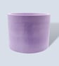 Large Lilac Round Plant Pot 15 cm, Handmade Indoor Planter - Image 9