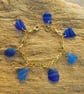Blue beach glass bracelet - Image 2
