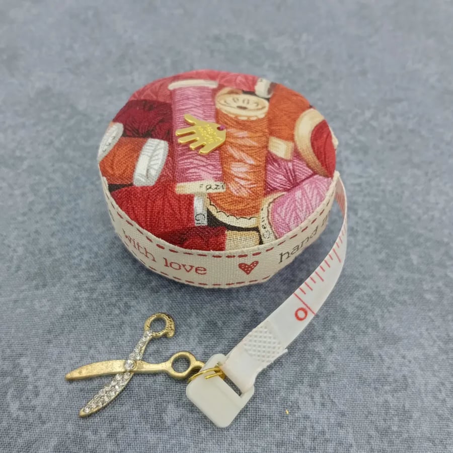 Fabric covered tape measure pattern only
