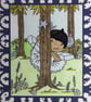 Handmade child's birthday card - fairy in the woods - magical birthday - Image 2