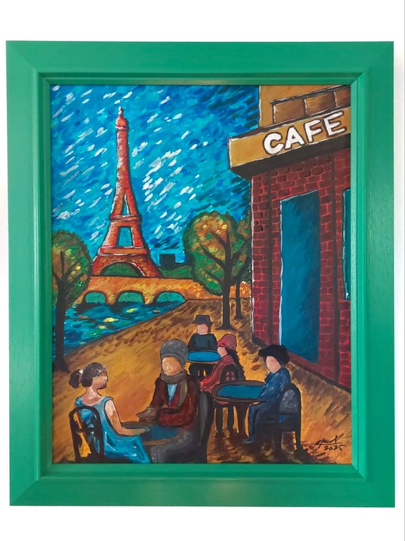 The Paris View by the Cafe