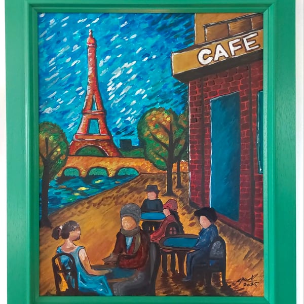The Paris View by the Cafe