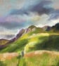 Landscape greeting card - Lake district card, the Langdales, hills card  - Image 2
