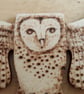 Large pyrography barn owl pendant - Image 4