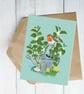 Blank bird card Robin bird blank card  - Image 1