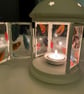 SALE ITEM! Tea-light lantern with decorated glass panels - Image 6
