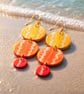 Summer Earrings - Hand painted
