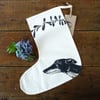 Sighthound Christmas Stocking - Greyhound, Lurcher, Whippet, Galgo