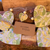 Wooden Rustic William Morris Heart Garland