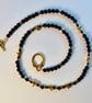 Black Onyx Necklace With Gold Dragonflies - Birthday, Anniversary, Gifts For Her - Image 3