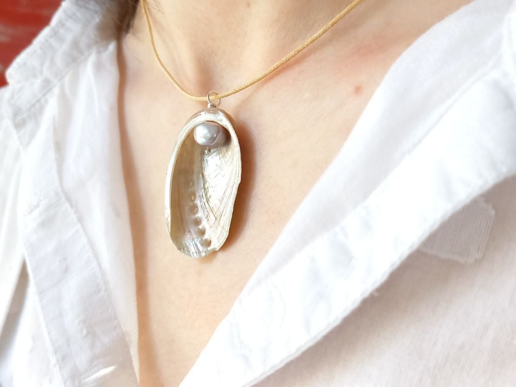 Ormer Shell Pendant 
