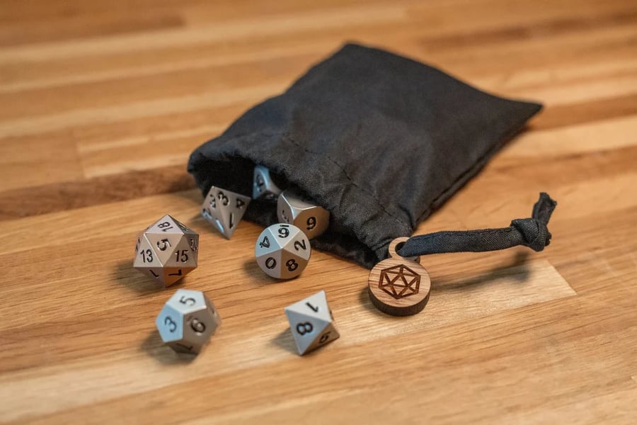 Small Dice Storage Bag - accessories for D&D players