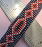 Handmade Bead loom Bracelet with Charms - Image 5