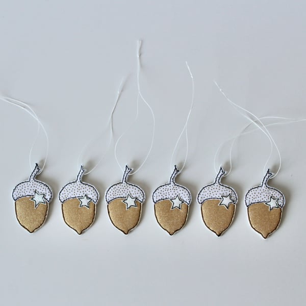 'Little Handmade Acorns'- Pack of 6